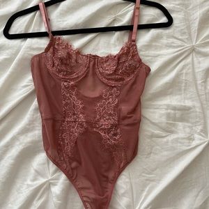 Mesh Pink bodysuit